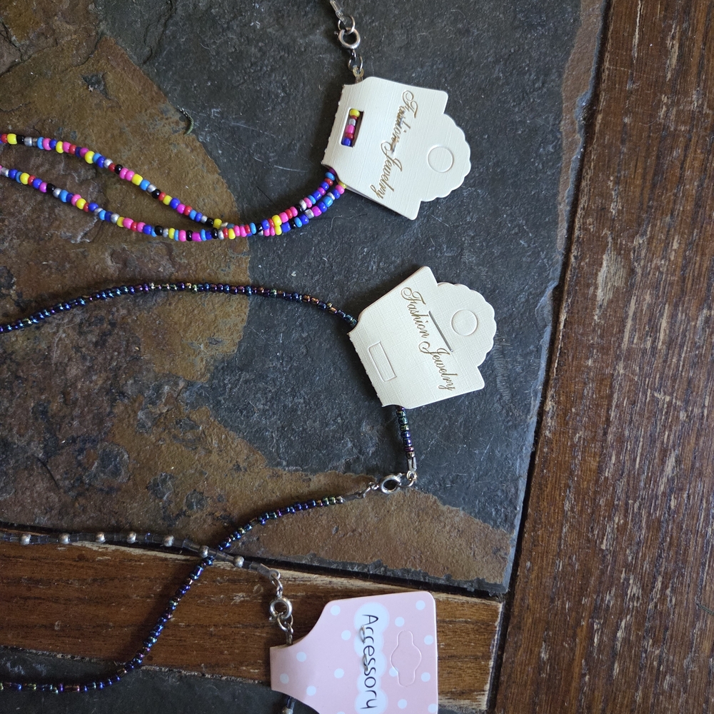 Colorful Beaded Necklaces Set - Picture 2 of 3